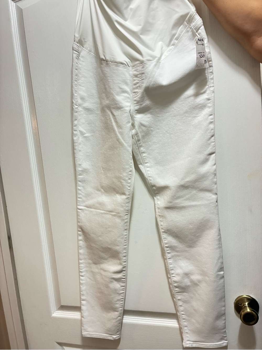 J. Crew White Skinny Jeans